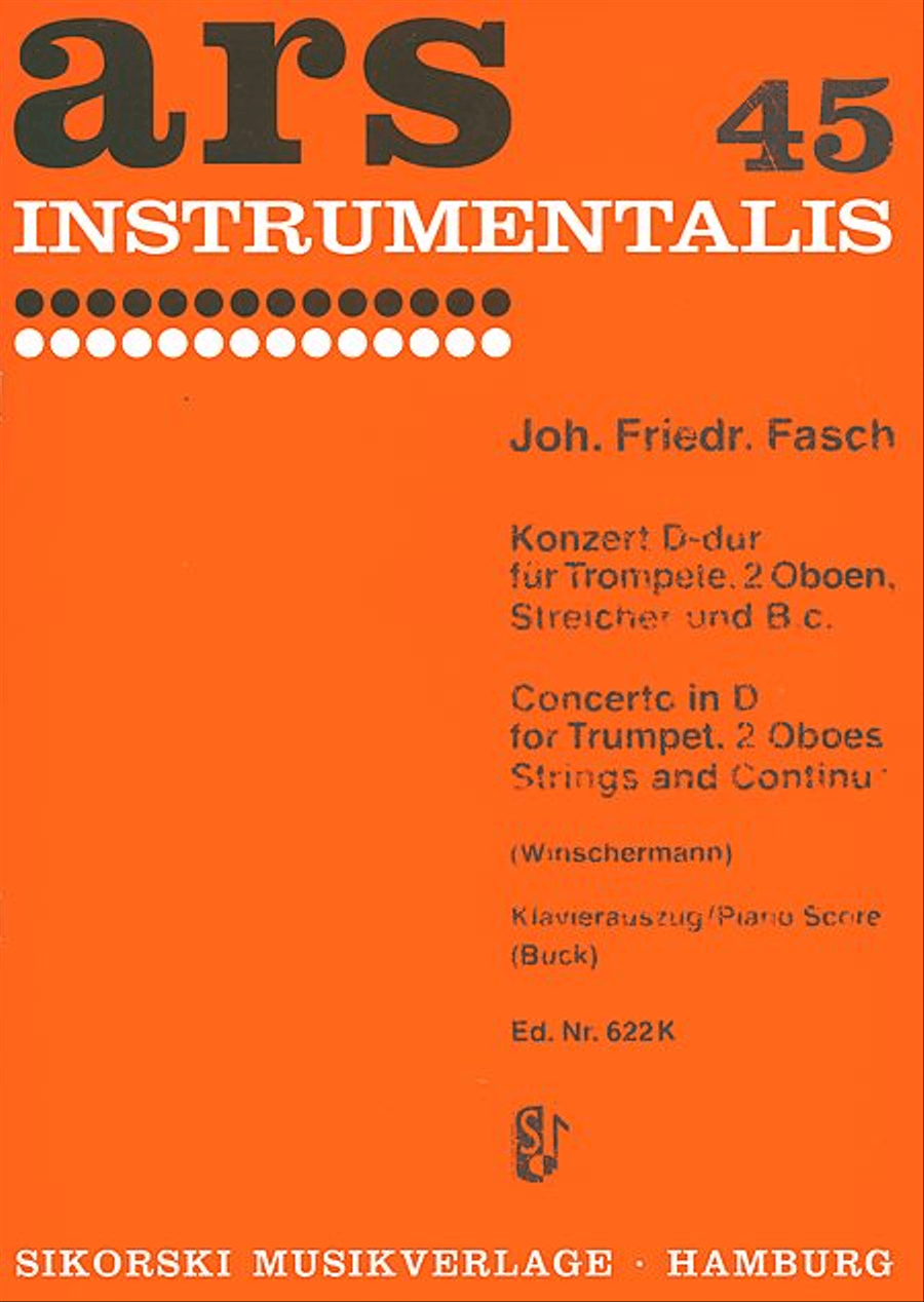 Concerto in D Concerto in D Orchestra scores gallery preview page 1