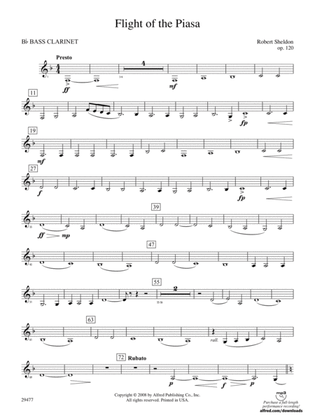 Flight of the Piasa: B-flat Bass Clarinet