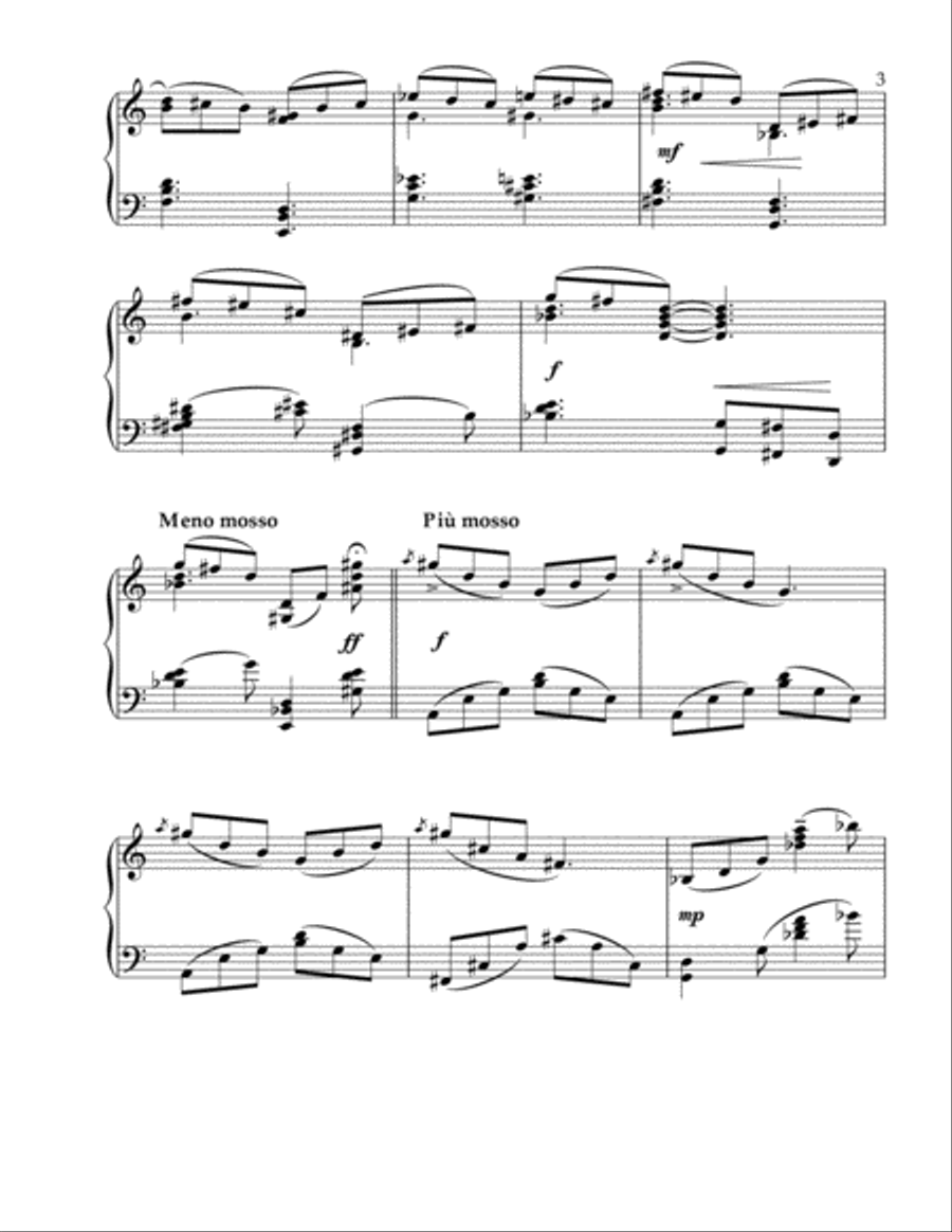 Narrative Sonata no.1 for Piano (A Children's Hallowed Eve) Piano Solo scores gallery preview page 3