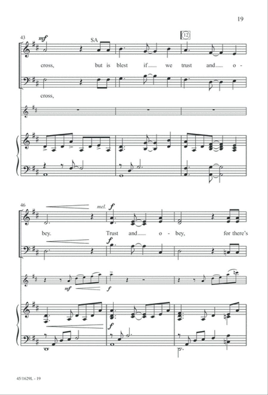 Hymns We Love to Sing, Vol. 2 3-Part scores gallery preview page 19