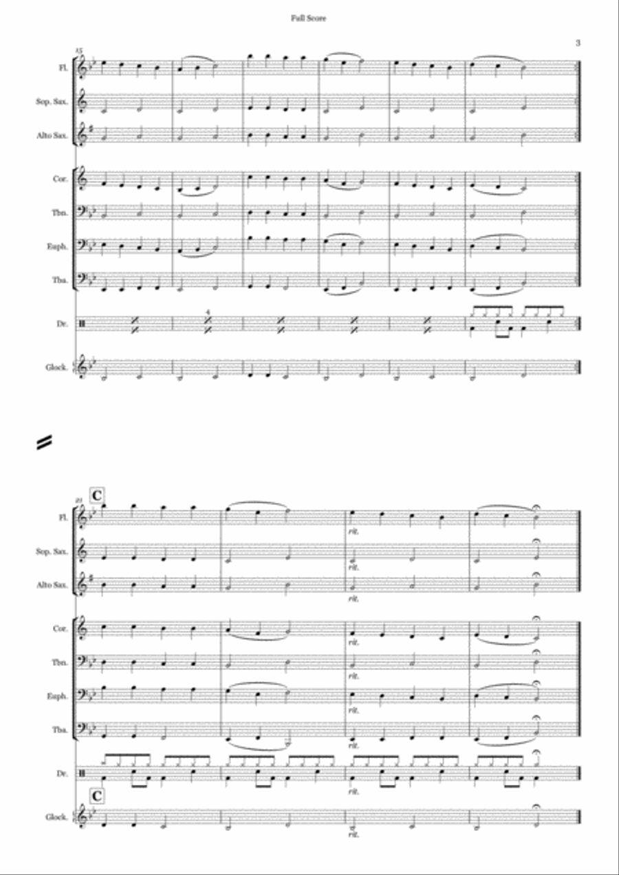 Calma Concert Band scores gallery preview page 3
