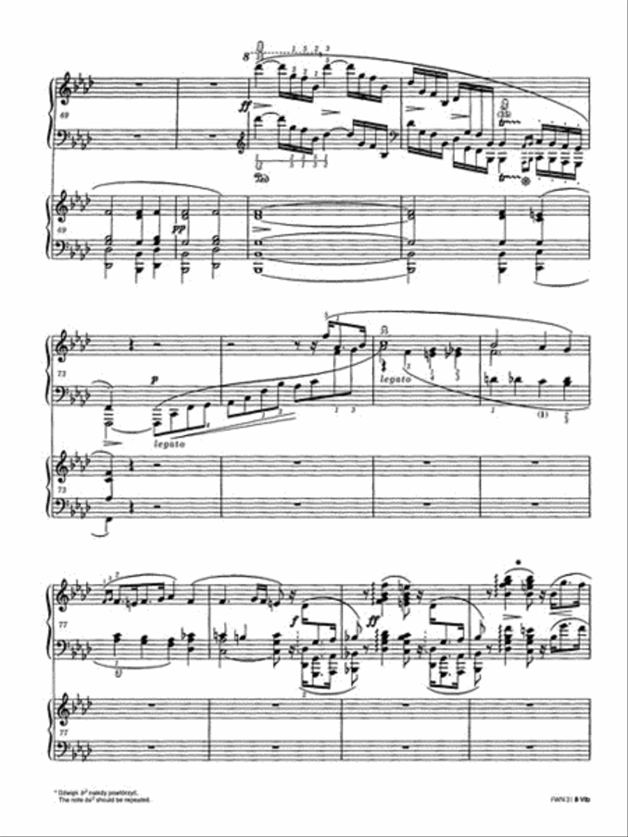 Concerto in F minor Op. 21 for 2 Pianos Piano Solo scores gallery preview page 3