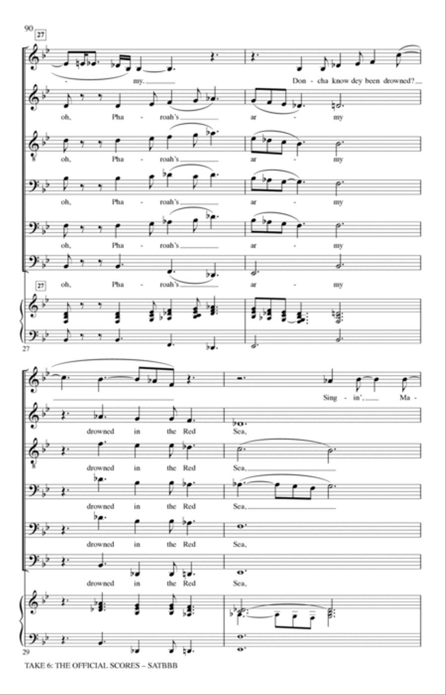Mary Mary A Cappella scores gallery preview page 8