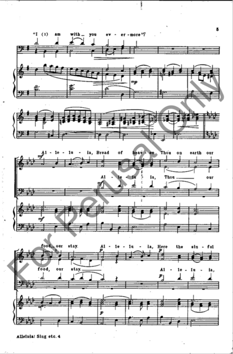 Alleluia! Sing To Jesus! 4-Part scores gallery preview page 5
