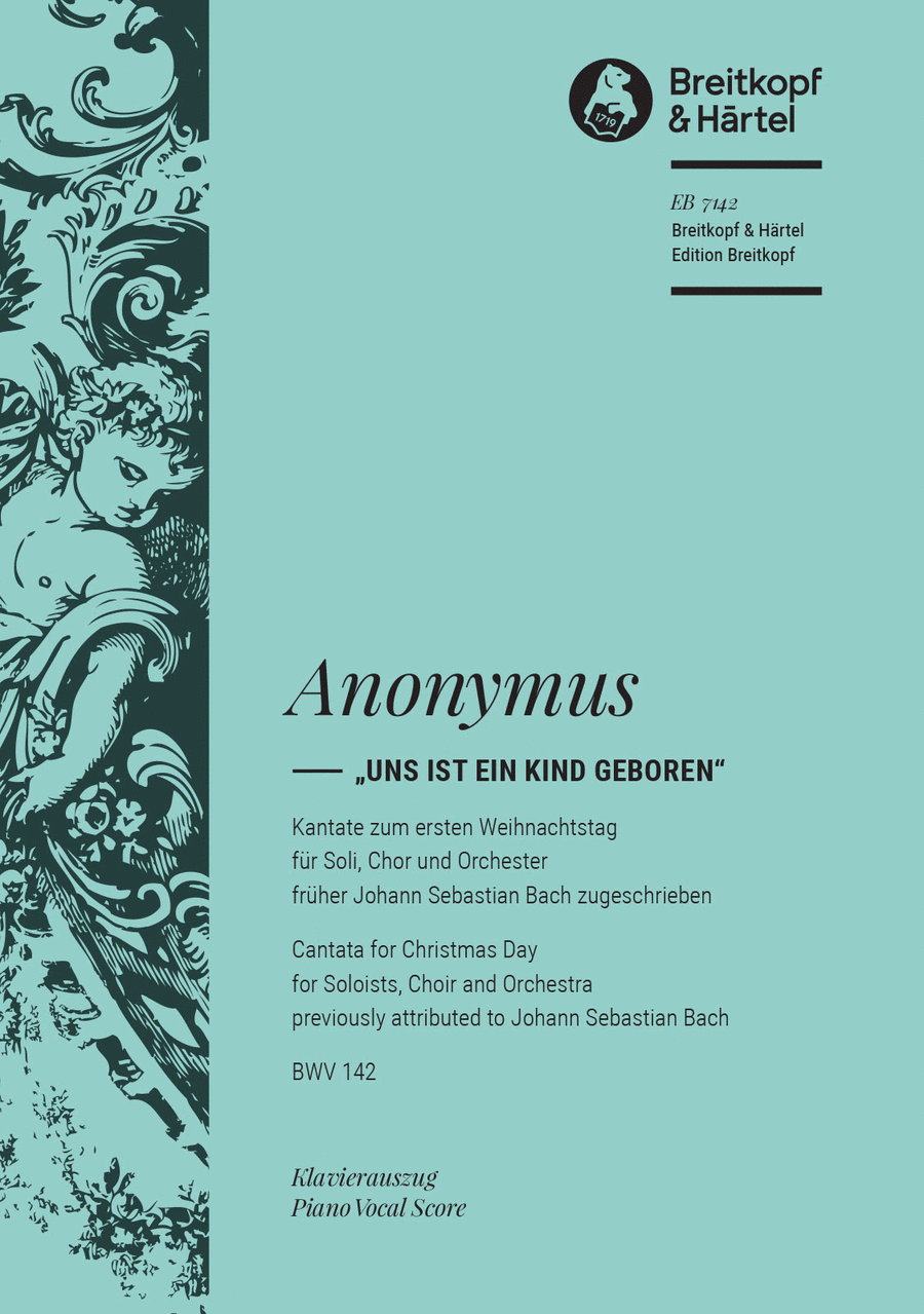 Cantata BWV 142 “Uns ist ein Kind geboren” ATB scores gallery preview page 1