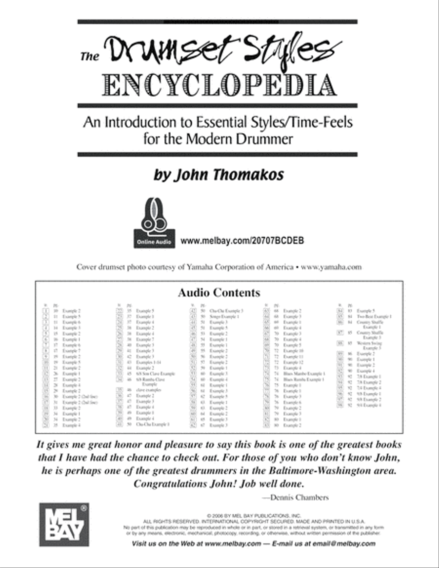 The Drum Set Styles Encyclopedia Drum Set scores gallery preview page 2