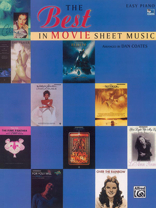Book cover for The Best in Movie Sheet Music