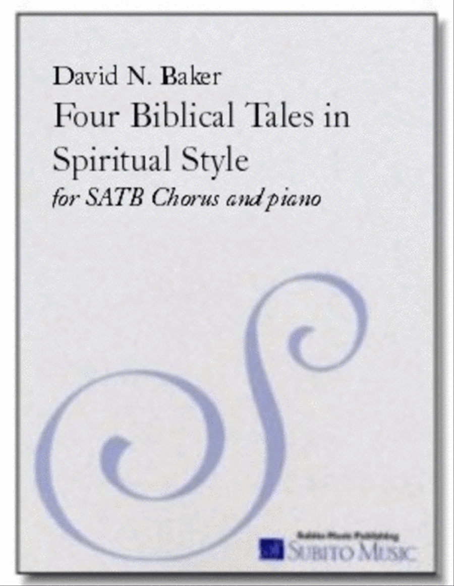 Four Biblical Tales in Spiritual Style 4-Part scores gallery preview page 1