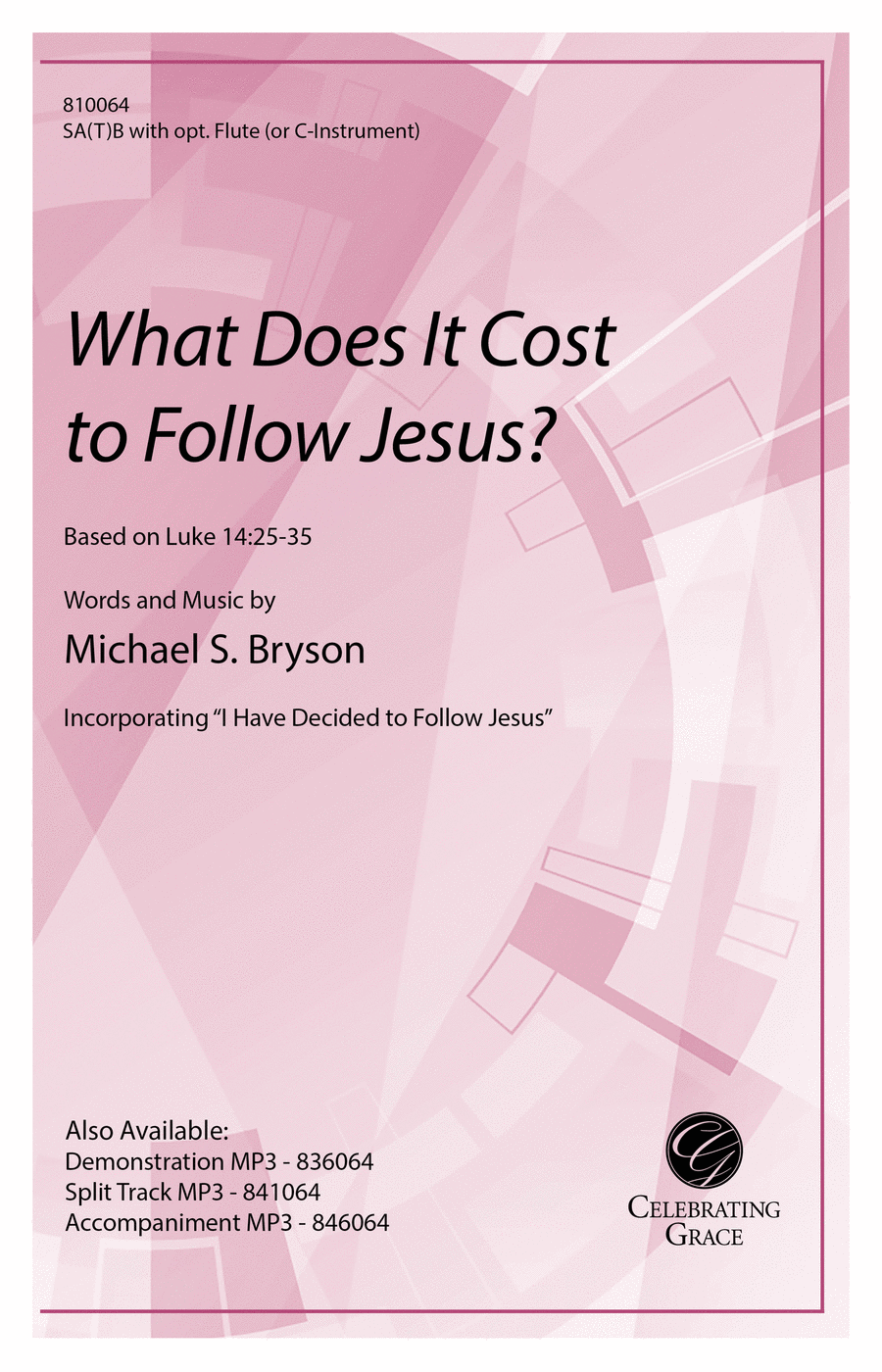 What Does It Cost to Follow Jesus? SA scores gallery preview page 1