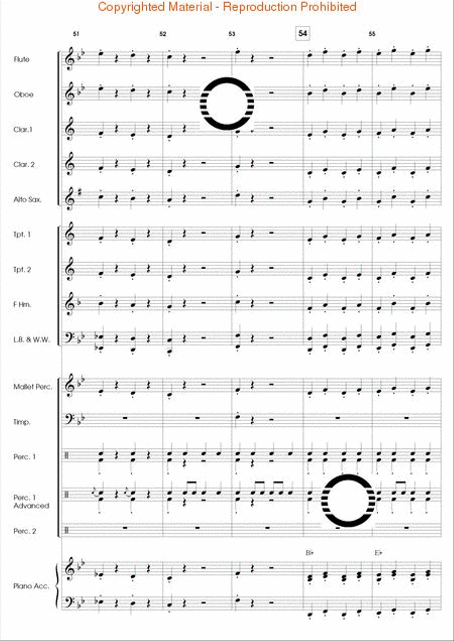Along Came a Spider Along Came a Spider Concert Band scores gallery preview page 12