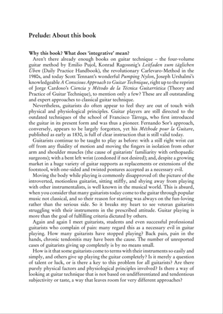 Modern Guitar Technique. Integrative Movement Theory for Guitarists School and Community scores gallery preview page 8