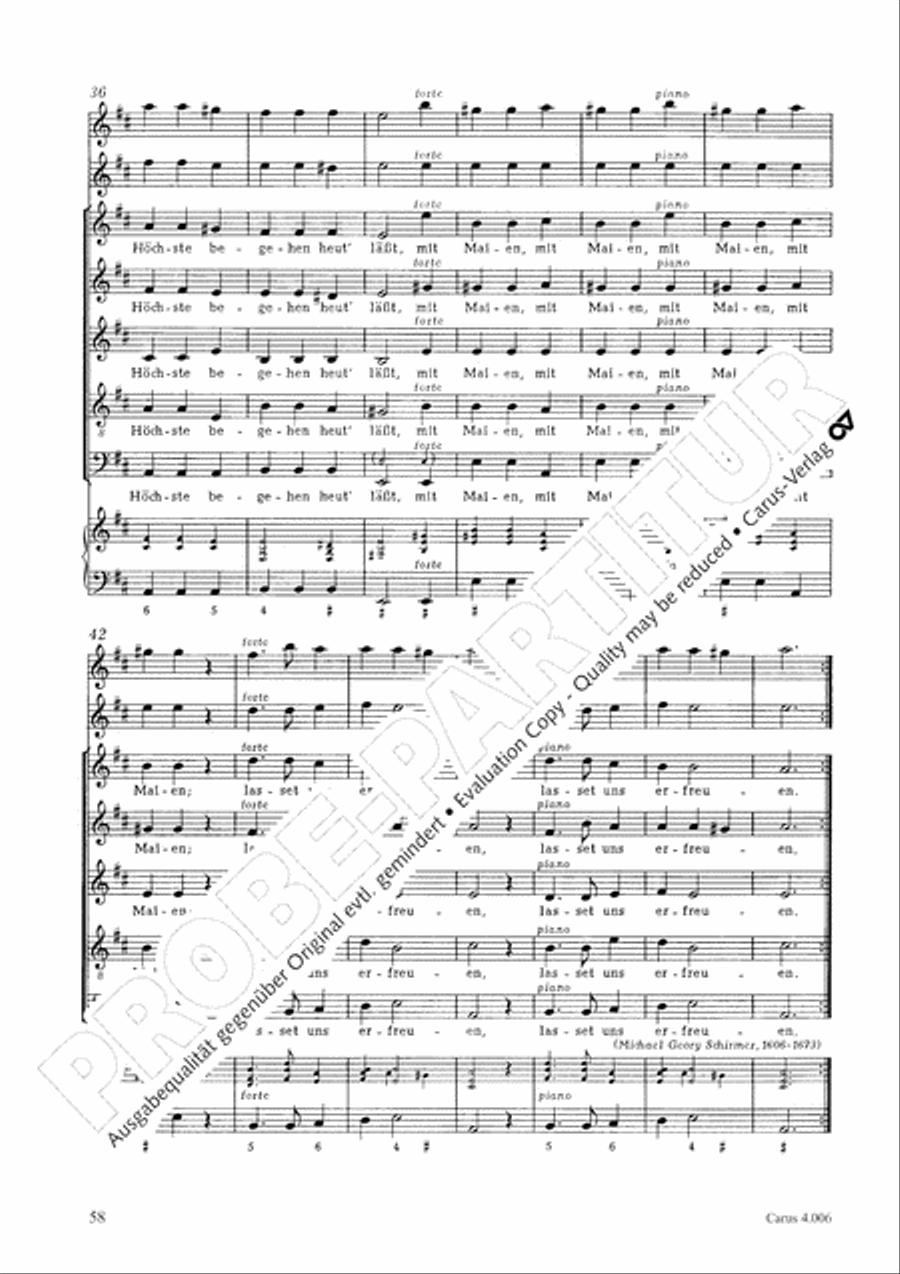 Ten motets Choir scores gallery preview page 60