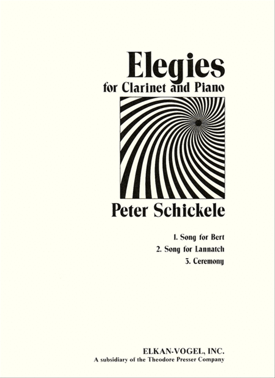 Elegies Chamber Music scores gallery preview page 1