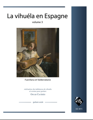 Book cover for La vihuéla en Espagne, vol. 3