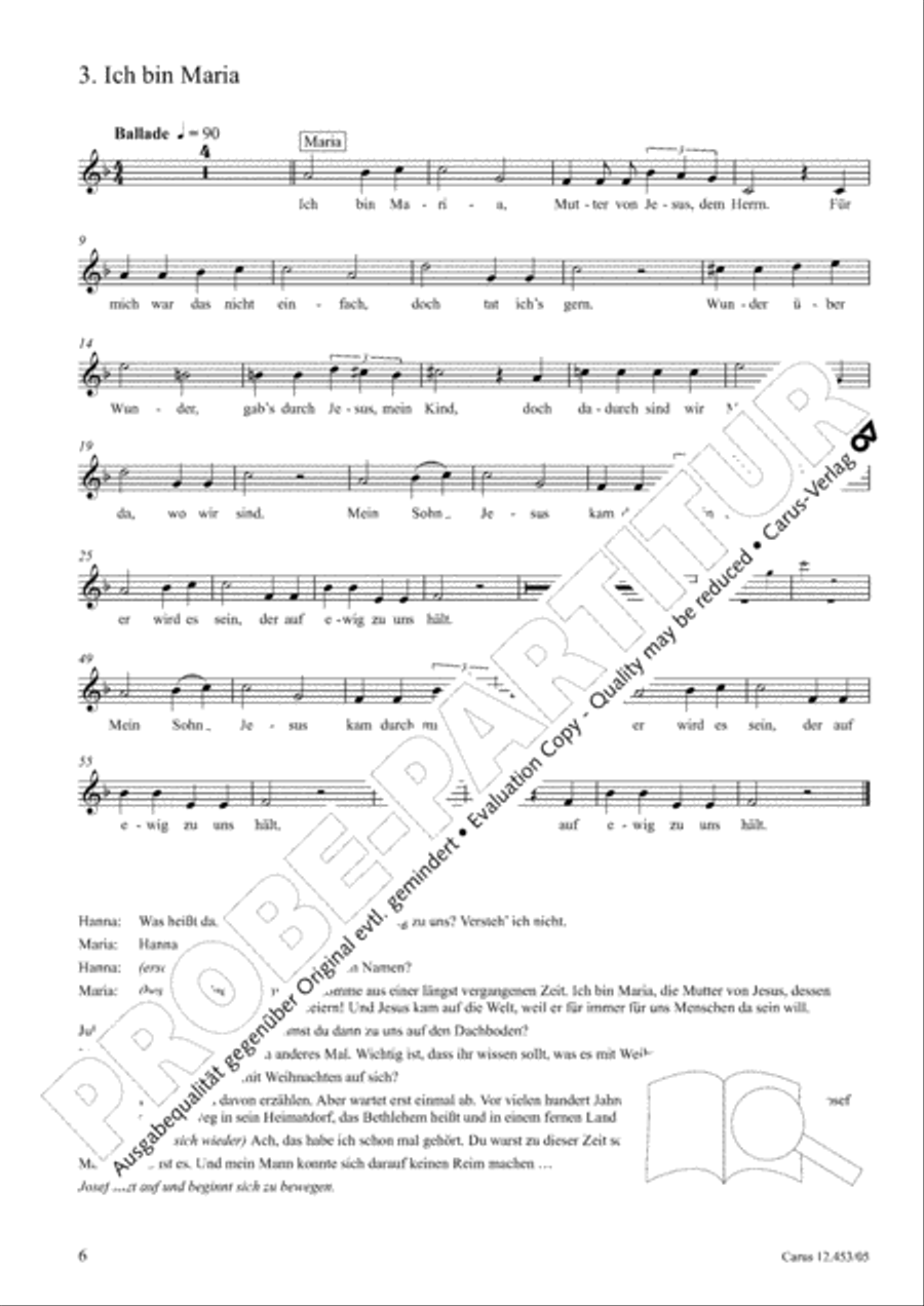 Die Weihnachtskiste. Ein Musical zur Weihnachtszeit Children's Choir scores gallery preview page 7