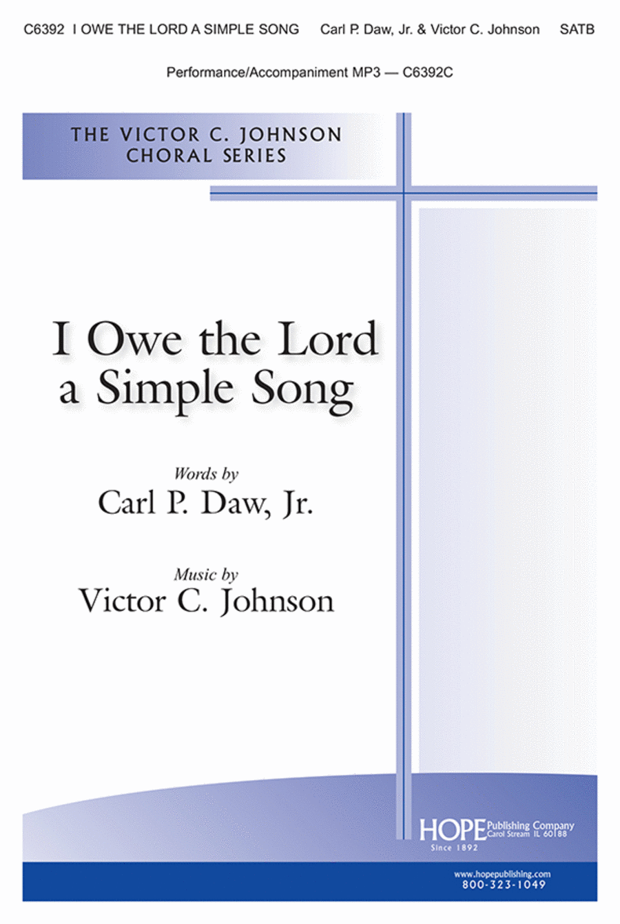 I Owe the Lord a Simple Song