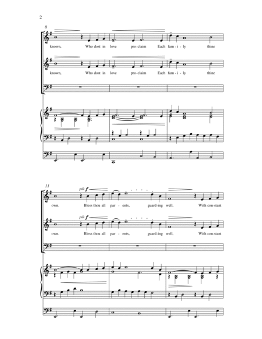 Our Father, By Whose Name 3-Part scores gallery preview page 2