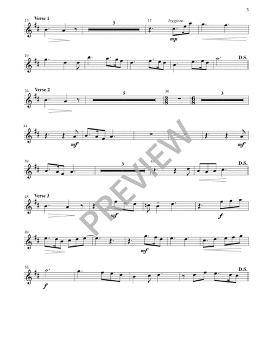 Mass of Joy and Peace - Woodwind edition Flute scores gallery preview page 4