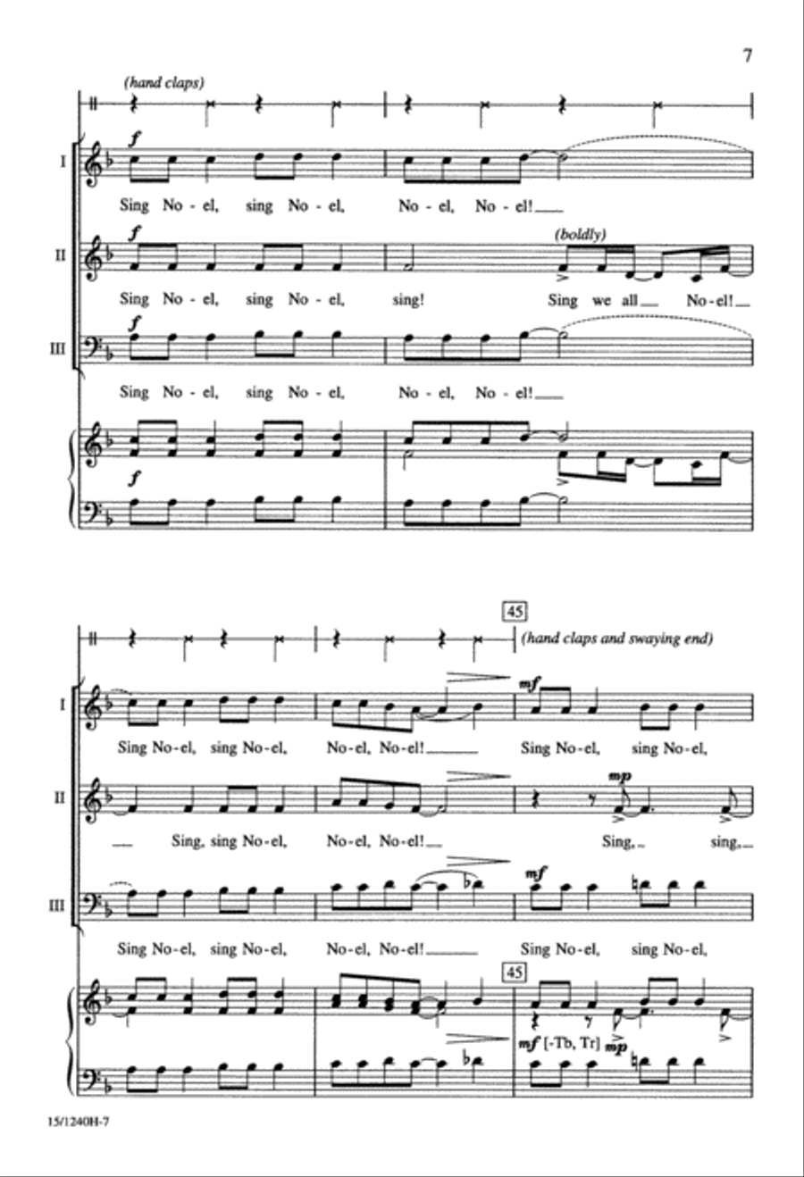 African Noel 3-Part scores gallery preview page 7