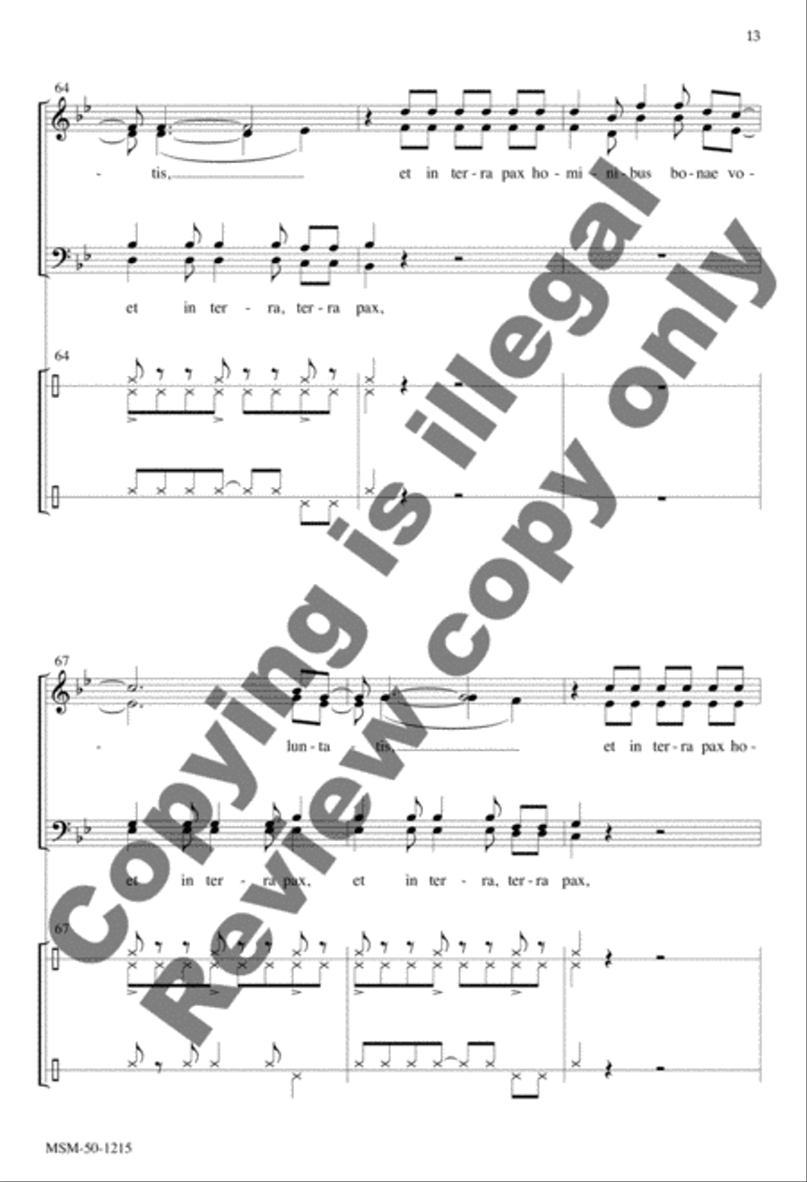 South African Gloria South African Gloria 4-Part scores gallery preview page 13