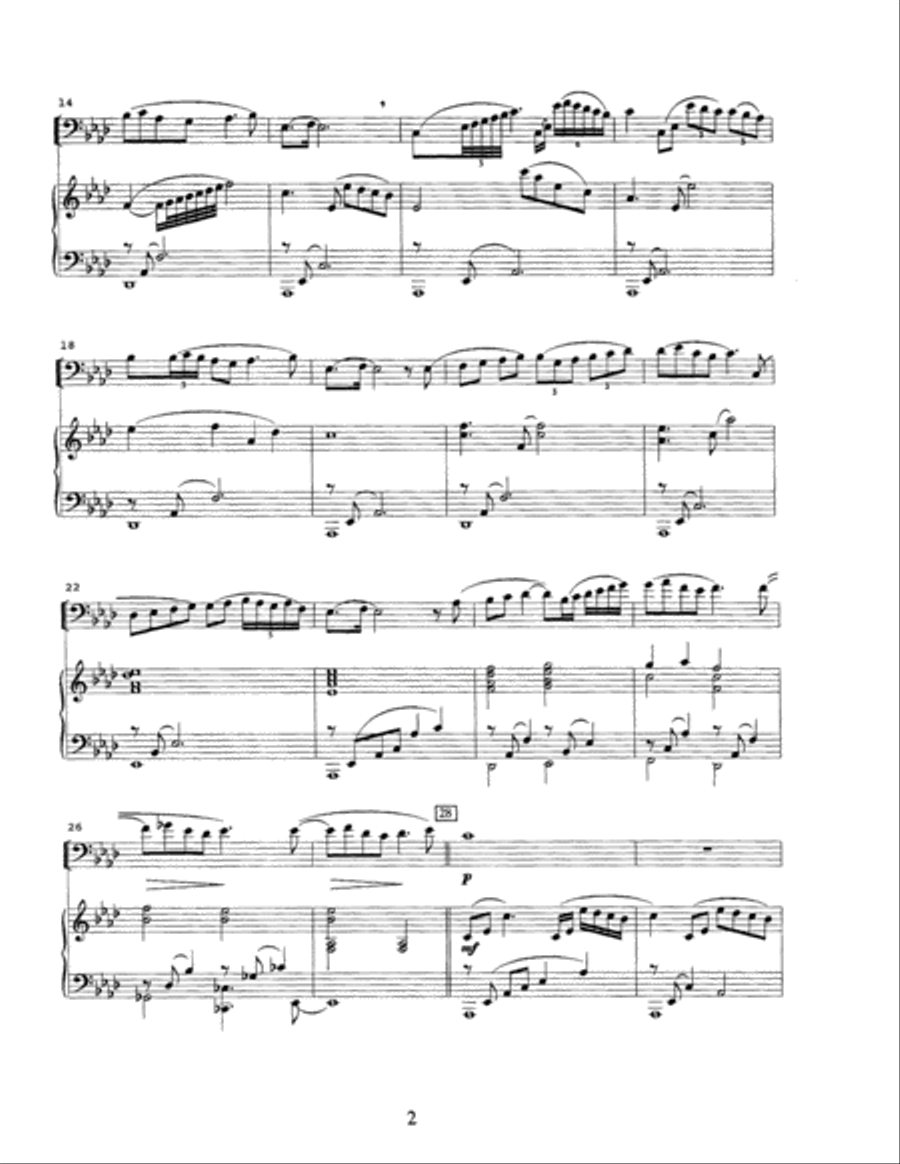 Rhapsody for Euphonium Euphonium scores gallery preview page 3