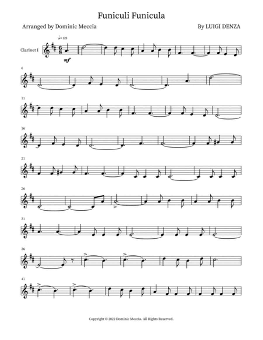 Funiculi Funicula Small Ensemble scores gallery preview page 4