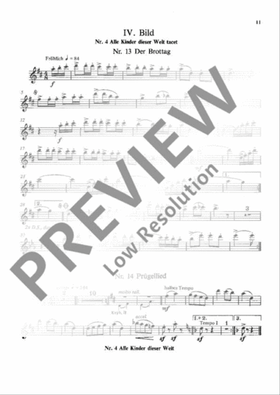 Frieden auf dieser Welt Flute scores gallery preview page 12