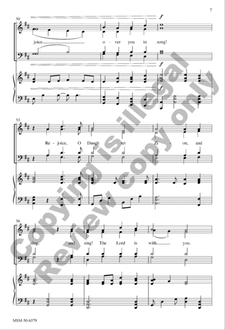 Rejoice and Sing 4-Part scores gallery preview page 7