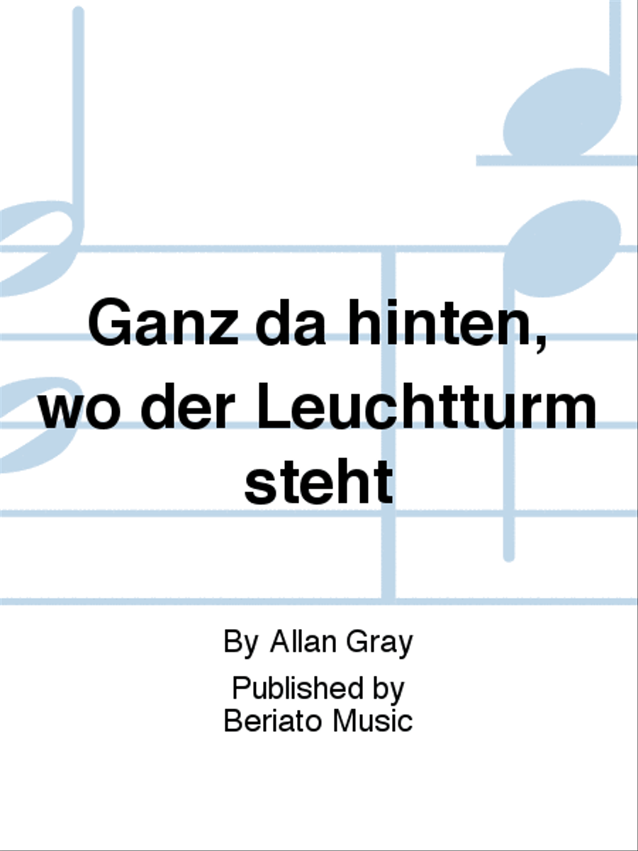 Ganz da hinten, wo der Leuchtturm steht Voice Solo scores gallery preview page 1