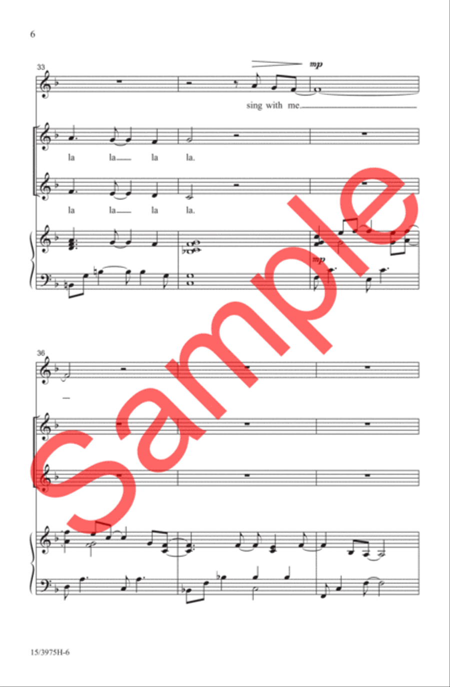When Our Voices Unite 2-Part scores gallery preview page 6