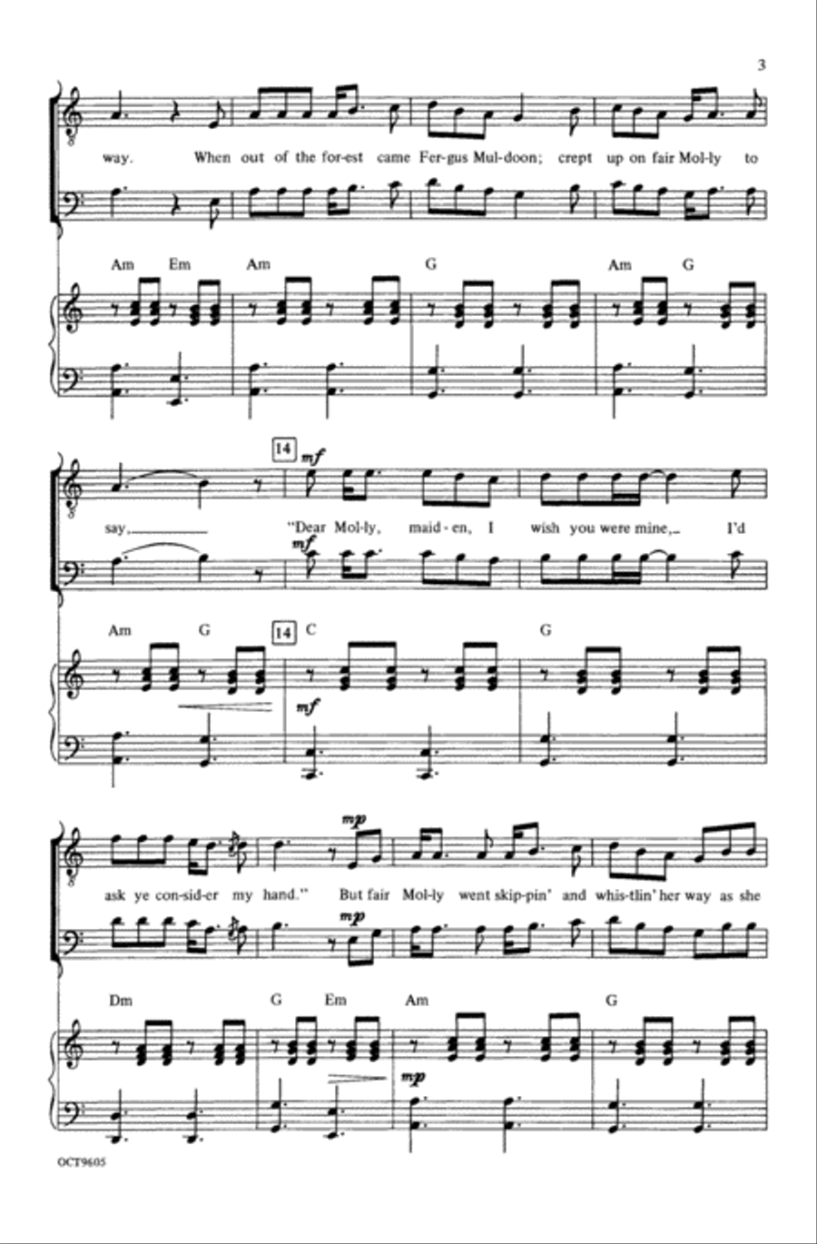 Fergus an' Molly (from Celtic Songs) Choir scores gallery preview page 2