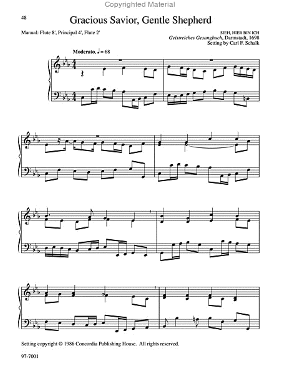 Musica Sacra: Easy Hymn Preludes for Organ, Vol. 1