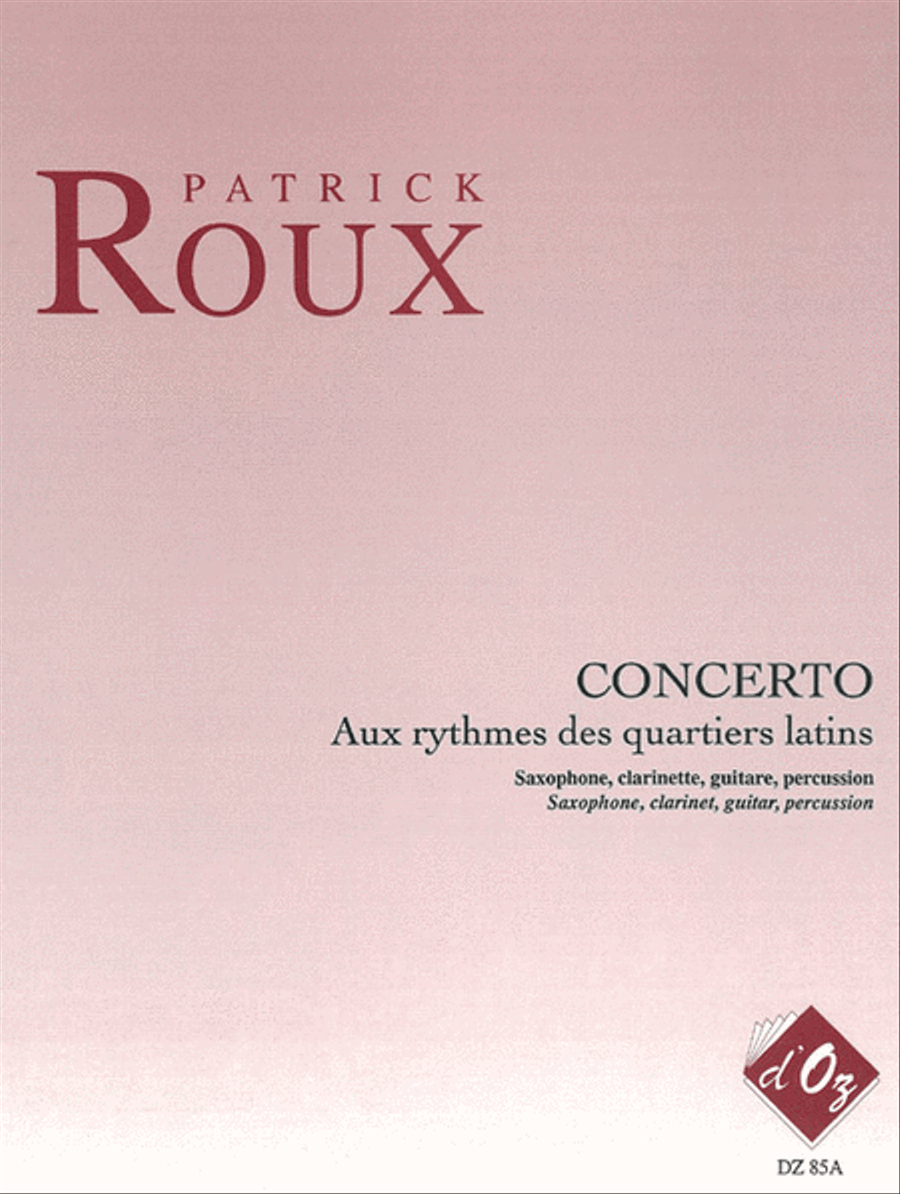 Concerto - Aux rythmes des quartiers latins Orchestra scores gallery preview page 1