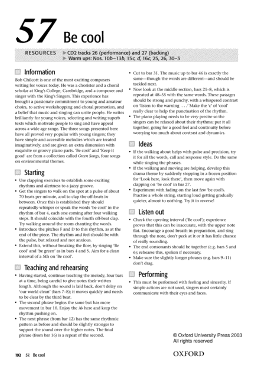 Voiceworks 2 4-Part scores gallery preview page 32