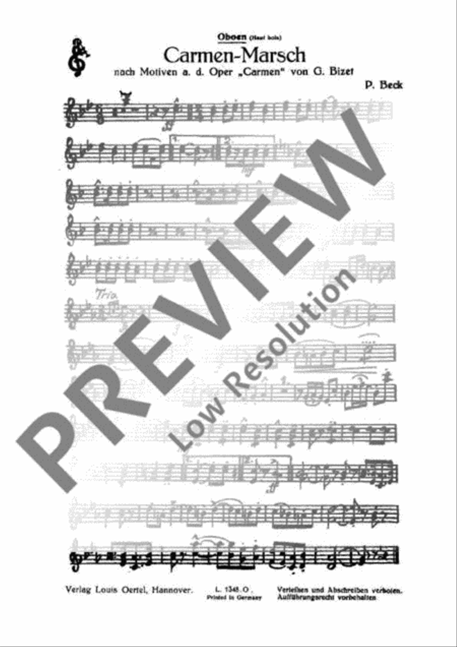 Carmen-Marsch Concert Band scores gallery preview page 5