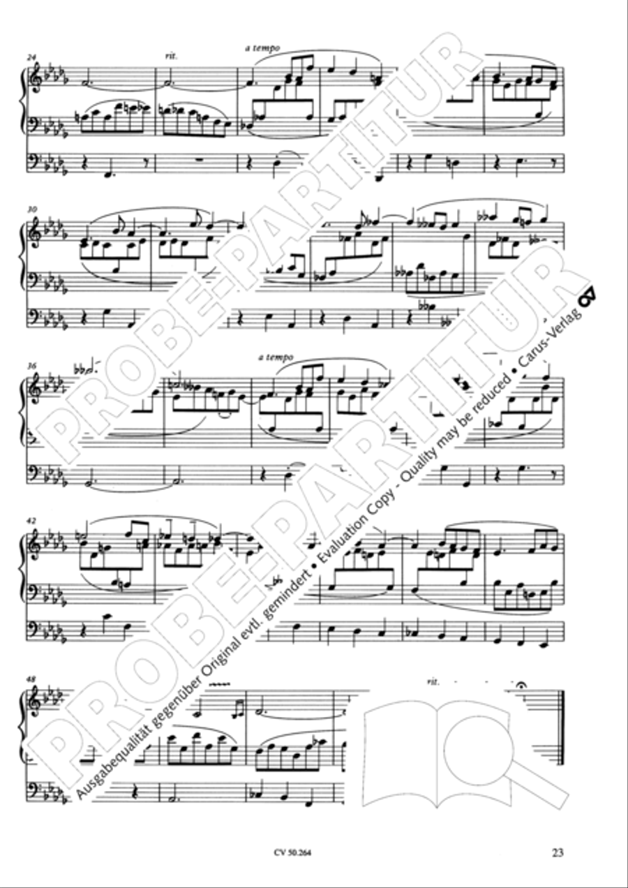 Free organ music for the Worship Service Organ Solo scores gallery preview page 24