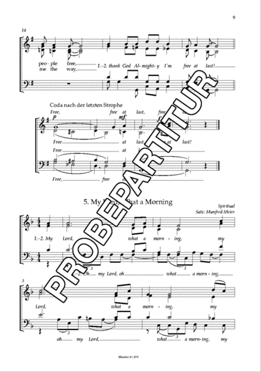 Glory Land 4-Part scores gallery preview page 10