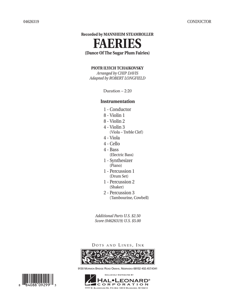 Faeries (from The Nutcracker) - Full Score Orchestra scores gallery preview page 1