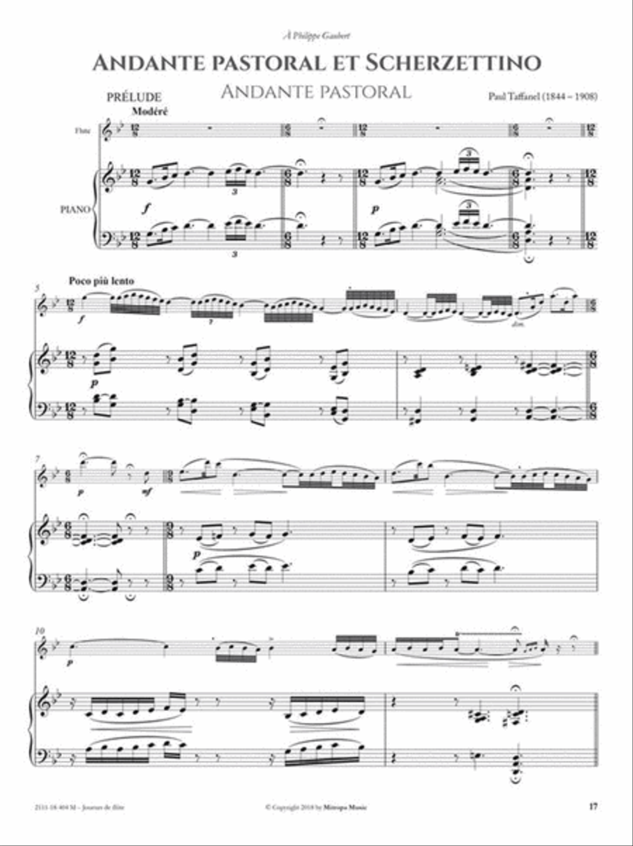 Joueurs de flûte Flute Solo scores gallery preview page 3