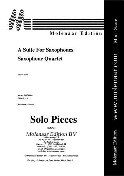 A Suite for Saxophones