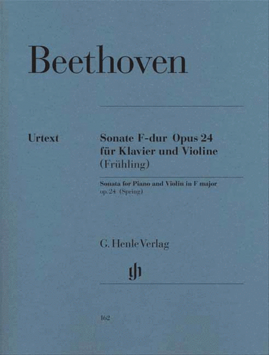 Sonata for Piano and Violin F major op. 24 (Spring sonata)