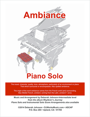 Ambiance Piano Solo
