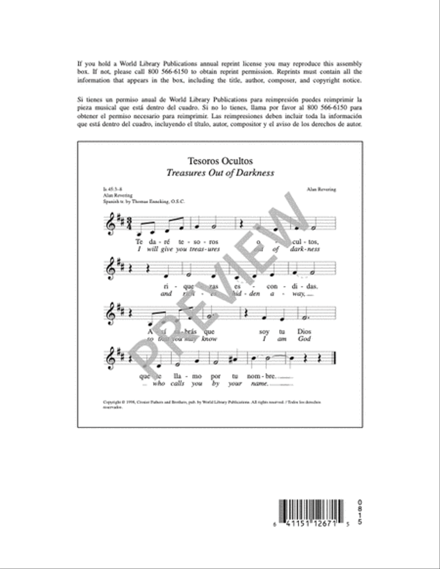 Tesoros Ocultos Tesoros Ocultos 4-Part scores gallery preview page 10
