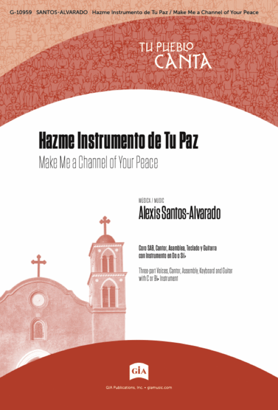 Hazme Instrumento de Tu Paz - Instrument edition Guitar scores gallery preview page 1