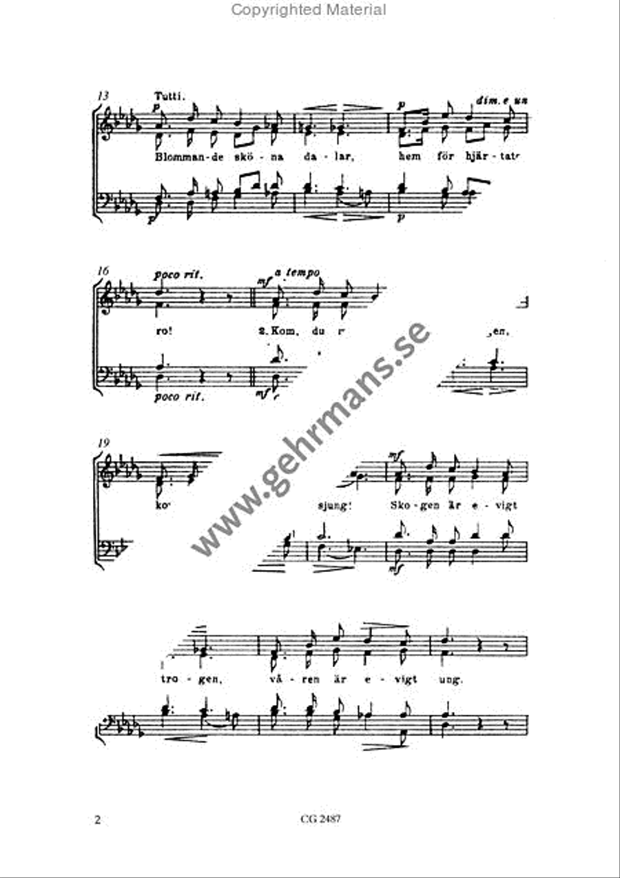 Under ronn och syren Under ronn och syren 4-Part scores gallery preview page 3