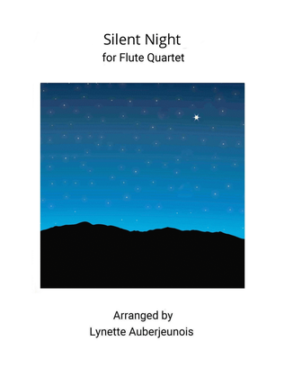 Book cover for Silent Night - Flute Quartet