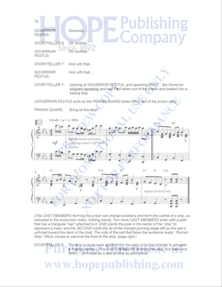 Sailor's Bible Children's Choir scores gallery preview page 79
