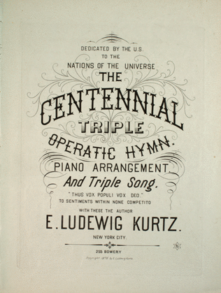 The Centennial Triple Operatic Hymn