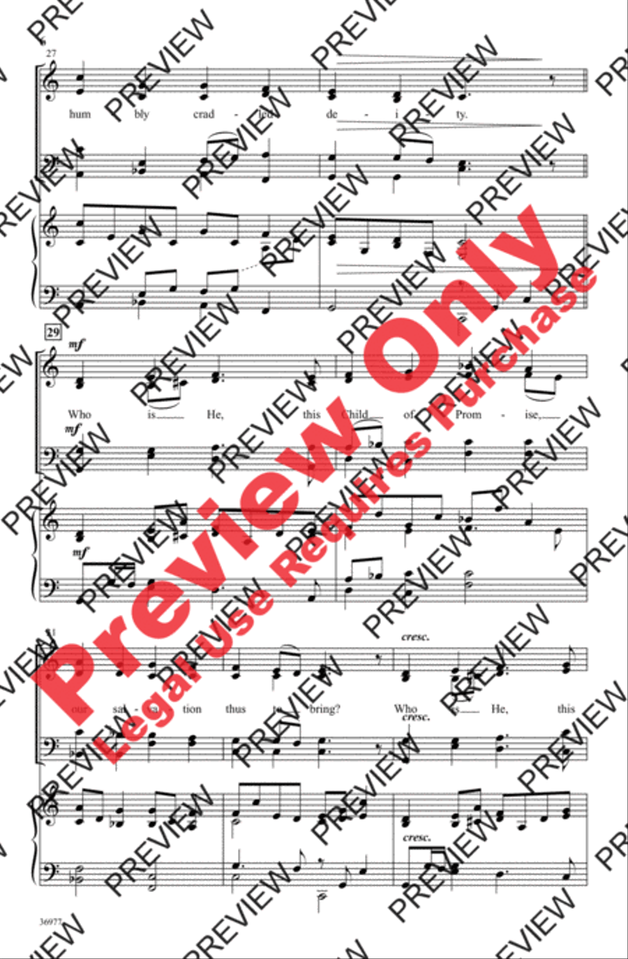 Child of Promise 4-Part scores gallery preview page 6