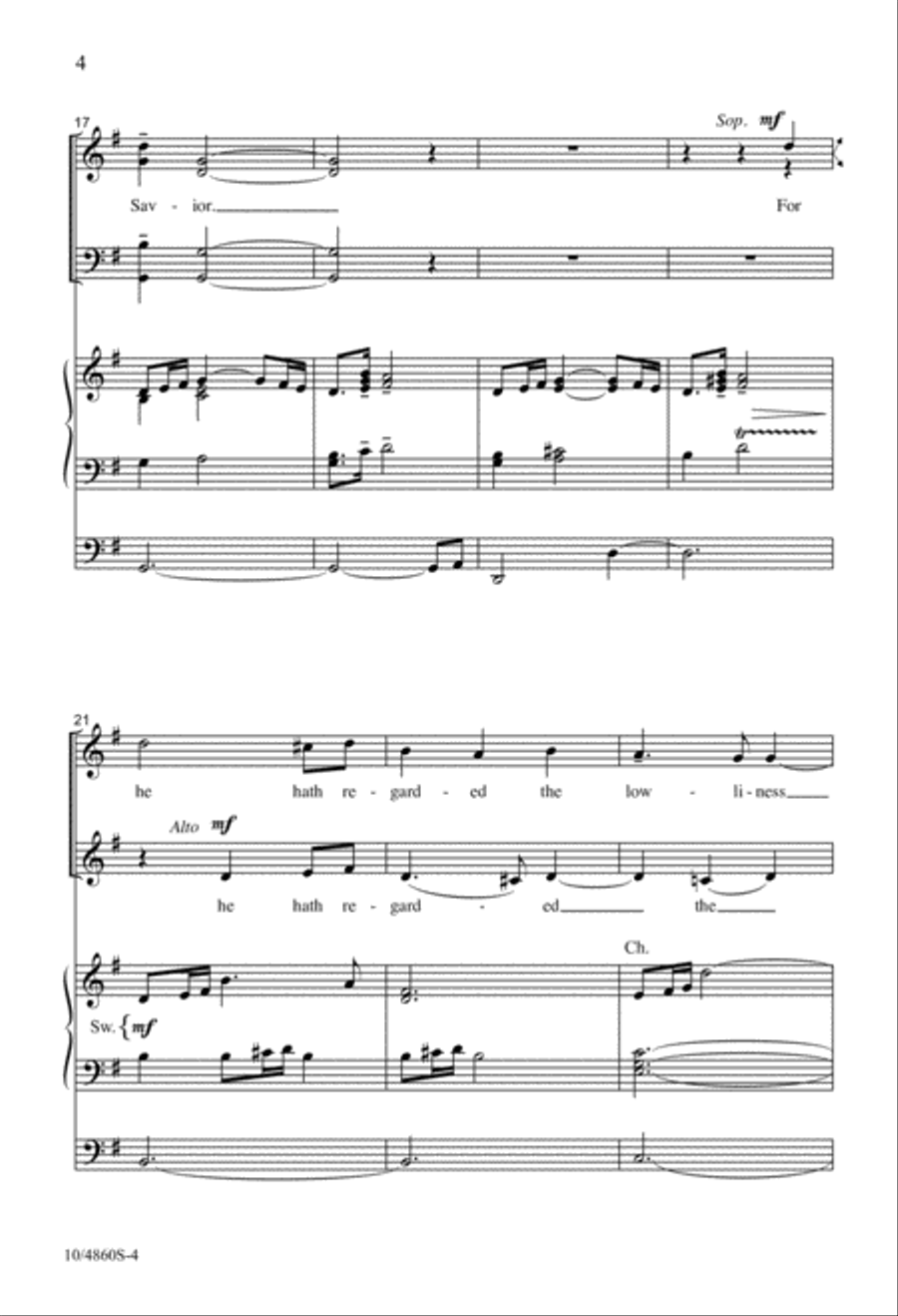 Magnificat and Nunc Dimittis (